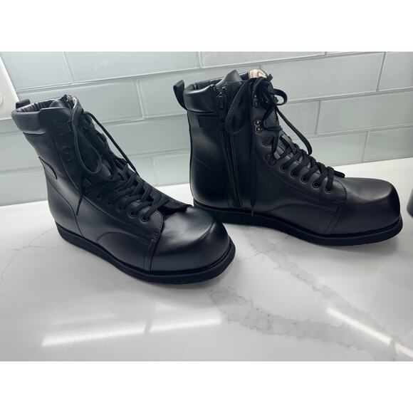 Mt. Emey Genuine Leather Black Boots Men\'s Size 15 Extra Wide - NIB main image 4